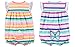 Carter's Baby Girls' 2-Pack Snap up Romper (6 Months, Stripes 2-pack)