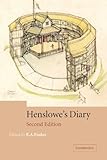 Front cover for the book Henslowe's Diary by Philip Henslowe