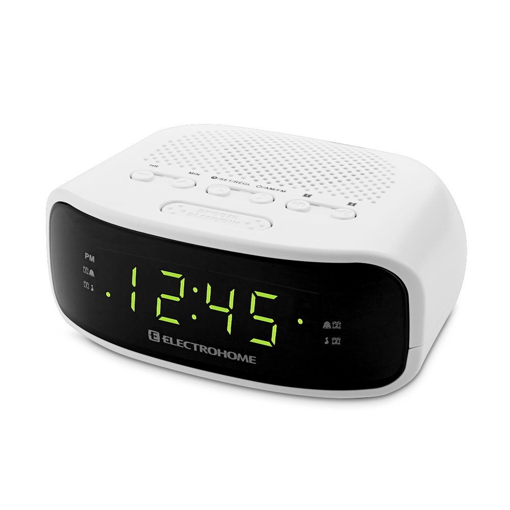 Amazon.com: Electrohome Digital AM/FM Clock Radio with Battery ...