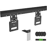 Ultra Slim TV Wall Mount for 37 to 80 inch Flat& Frame TV, Max 165 lbs, 0.37'' Low Profile Wall Mount, VESA 200 x 200-600 x 400 mm