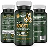 MycoBOOST - Mushroom Energy Supplement with Organic Cordyceps and Yerba Mate 60 CAPSULES