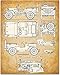 Willys MB Jeep - 11x14 Unframed Patent Print - Great Gift Under $15 for Jeep Owners