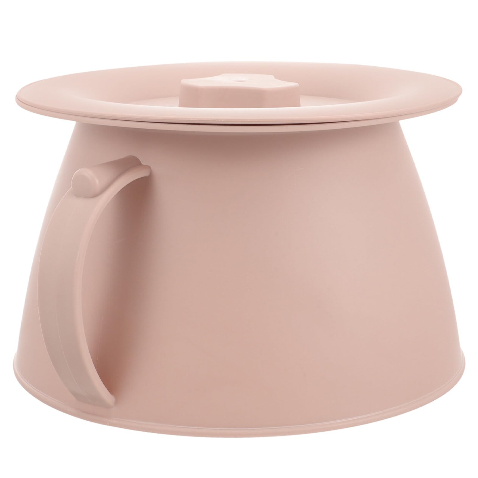 TOPBATHY Thickened Chamber Pot with Lid Portable Urine Bucket for Adults and Kids Indoor Bedside Toilet 8.7 Inch Compact Urinal Pot for Elderly Use