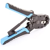 FocusFoto RJ11/RJ12/RJ45/RJ50 10P 8P 6P 4C Network LAN Cable Crimper Modular Plug Crimping Pliers Tool