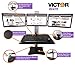 Victor DC475 High Rise Electric Triple Monitor Standing Desk Converter | Three Monitor Sit-Stand Desk | Black | 28″ Wide Work Surface | Compatible with Any Standard Desk | Adjustable Monitor Holderthumb 2