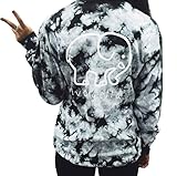 One Plus 1+ Women's Tye Dye T-shirt (Small, Black)