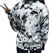 One Plus 1+ Women's Tye Dye T-shirt (Small, Black)