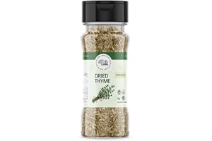 Aga's Wholesome Dried Thyme 80g, Premium Quality Nigerian Thyme Leaves, Gluten Free, Vegan, Flavourful, Non-Irradiated GMO Fr