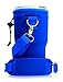 Made Easy Kit Neoprene Water Bottle Carrier Holder with Adjustable Shoulder Strap for Insulating & Carrying Water Container Canteen Flask Available in 5 Sizes (Blue, L (32oz / 1.5L))