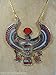 bonballoon Egyptian Horus Jewelry Necklace Ankh Huge Xxxl Solid Metal Brass Handmade Egypt 102
