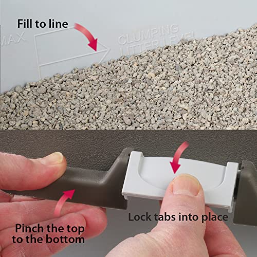 Omega Paw Roll 'n Clean Self Cleaning Litter Box, Brown, Large Pricepulse