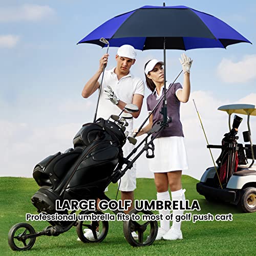 ZOMAKE Large Golf Umbrella 68 Inch Double Canopy Vented Golf