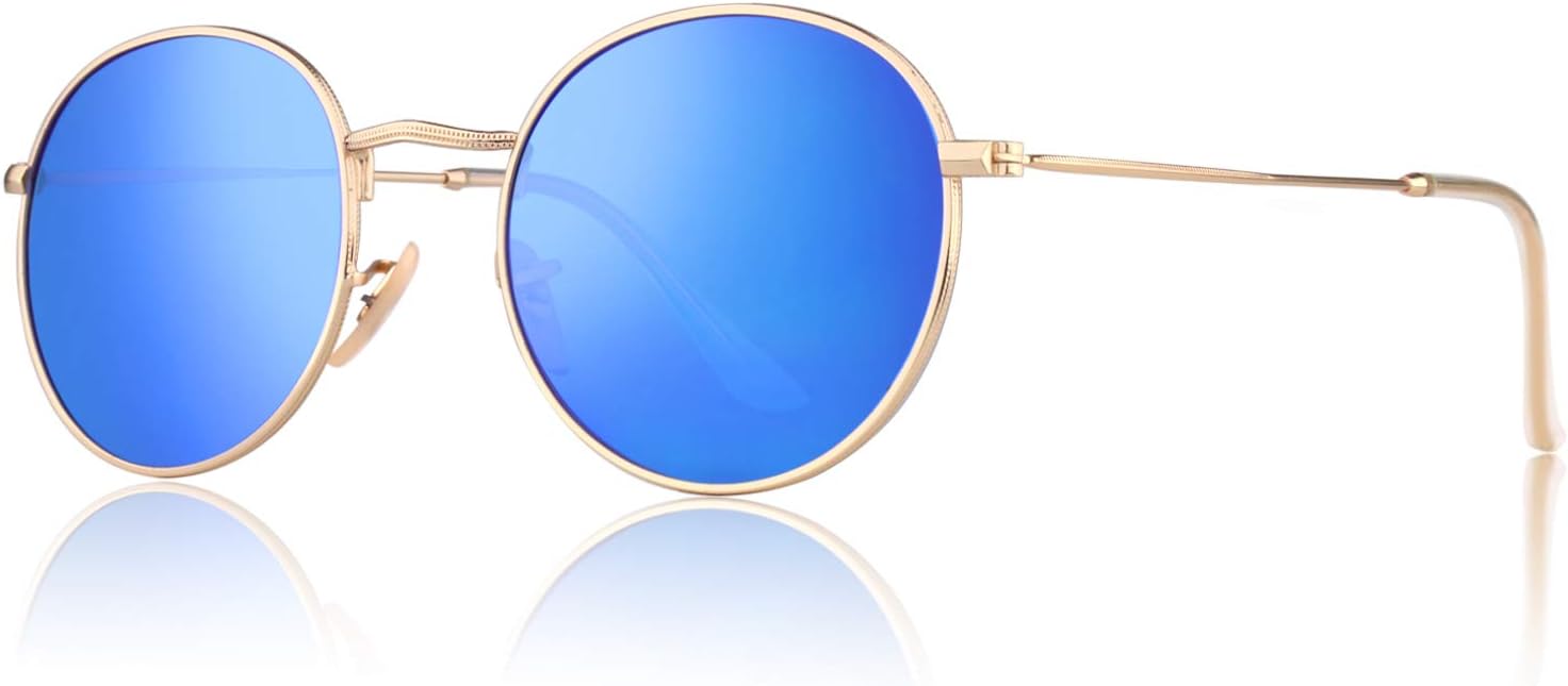 CGIDE01 Lennon Round Polarized Unisex Sunglasses