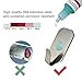 mxtechnic Self Adhesive Hook Stick on Wall 304 Stainless Steel Polished Hanging Clothes Coat Hat Hooks and Strong Heavy Duty Metal Super Power Hooks Storage Organizer (10 Pack) (Hooks-10)