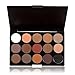Lisingtool 15 Colors Makeup Neutral Eyeshadow Palette (Colorful)