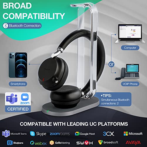 Yealink BH72 Bluetooth Headset Wireless Headset with Microphone Teams