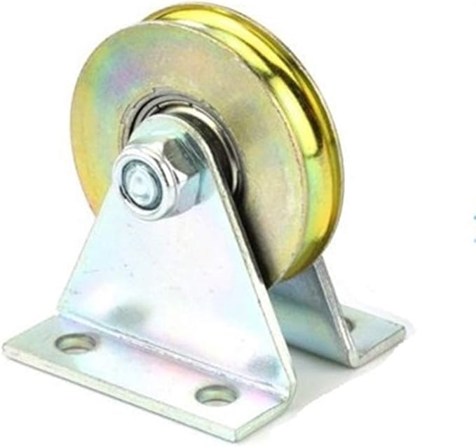 Chiloskit Cable Pulley Wall Mount Pulley Snatch Block Wire Rope 1.5