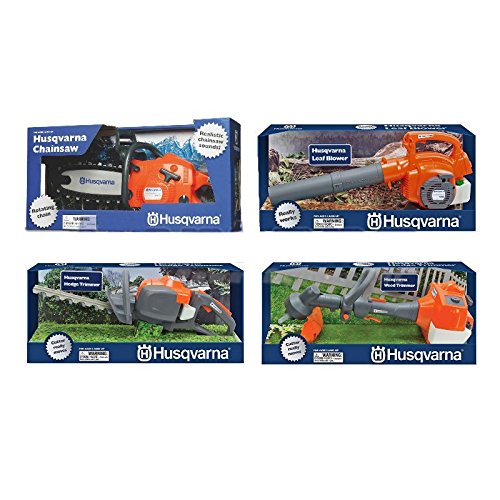 Husqvarna Kids Toy Play Set Chainsaw + Hedge Trimmer + Leaf Blower