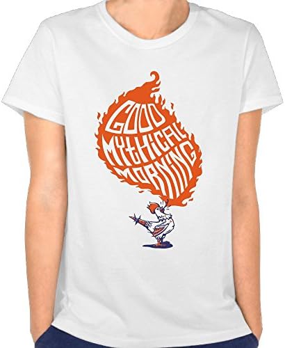 Channey Good Mythical Morning Chicken Women's Fashion Tee Shirts
