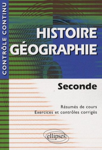 Histoire-géographie, seconde