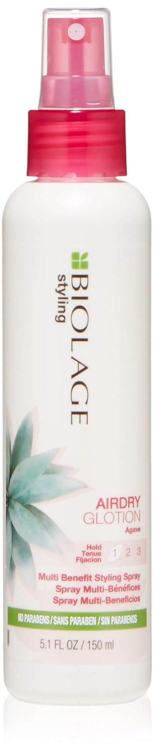 BIOLAGE Styling Airdry Glotion |Multi-Benefit Spray For A Glossy, Finished Look | Paraben-Free | For All Hair Types