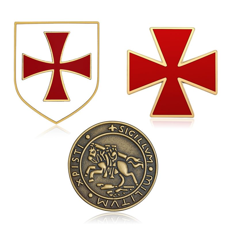BOBIJOO Jewelry - Lot of 3 badge Order of the Knights Templar
