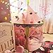 Sonyabecca Princess Castle Tent, Tent for Girls Pop up Tent Pink