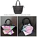 Geometric Bag Changeable shape Luminous Purses Top Handle Satchel Shoulder Large Handbags Leather Rainbow Holographic Bag (Color-1)