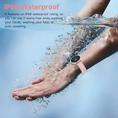 Smart Watch for Men Women, Bluetooth Call/AI Voice, 1.27" DIY Dial Smartwatch with 100+ Sport Modes, IP68 Waterproof Watch with Heart Rate Sleep SpO2 Step Monitor, Fitness Watch for Android iOS Phone