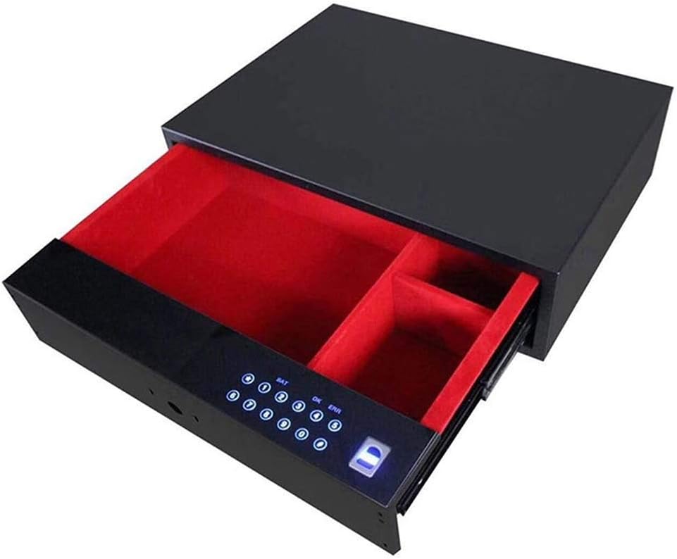 Mgo Safe Safety Cabinet Hidden Safe Biometric Lock Drawer Lock File Cabinet Fingerprint Cabinet Lock Smart Electronic Cabinet Lock USB Charging (Size : B): Home & Kitchen