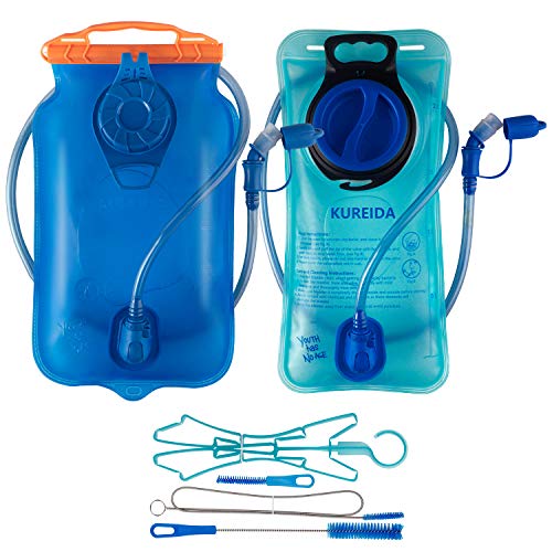 KUREIDA Hydration Bladder 2L Leak Proof Water Reservoir,BPA Free,Wide