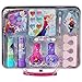 Disney Lunch Box Tin Beauty Set Includes: Nail Polish, Lip Balm, Eye Shadow, Lip Gloss, Toe Spacer, Applicator, Nail File and a Brush (Frozen)