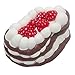 Bhbuy New Colossal Squeezing Strawberry Cake Cream Scented Slow Rising Cream Scented Release Stress Toy Random Color