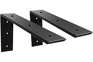 WALWE Countertop Support Bracket 2 Pack 18 inch Heavy Duty Granite Countertop Bracket 18" x 8" x 2 1/2" Shelf L Bracket Mantel Corbels for Quartz/Granite/Wood/Concret/ Laminate Countertops