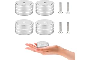 NEUTRAL Audiocrast 4X HiFi Speaker Spikes Isolation Feet Pad, Aluminum 40x20mm Audio Stand Feet Amplifier Shock Absorber Non-Slip Hi-End Floor Protector for Subwoofer DAC CD Turntable Amp