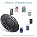 Wireless Charger QI-Certified Fast Wireless Charging Pad 7.5W for iPhone Xs Max/Xs/XR/X/8/8 Plus, 10W for Galaxy Note 9/S9/S9 Plus/Note 8/S8 & Qi-Enabled Phones (NO Adapter)-Black