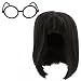 Disney Edna Mode Wig and Eyeglasses Set for Adults - Incredibles 2 Multi