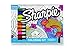 SHARPIE 1989554 Permanent Markers, 10 Fine & 10 Ultra-Fine Tip, Assorted Colors with Aquatic-Themed Adult Coloring Book