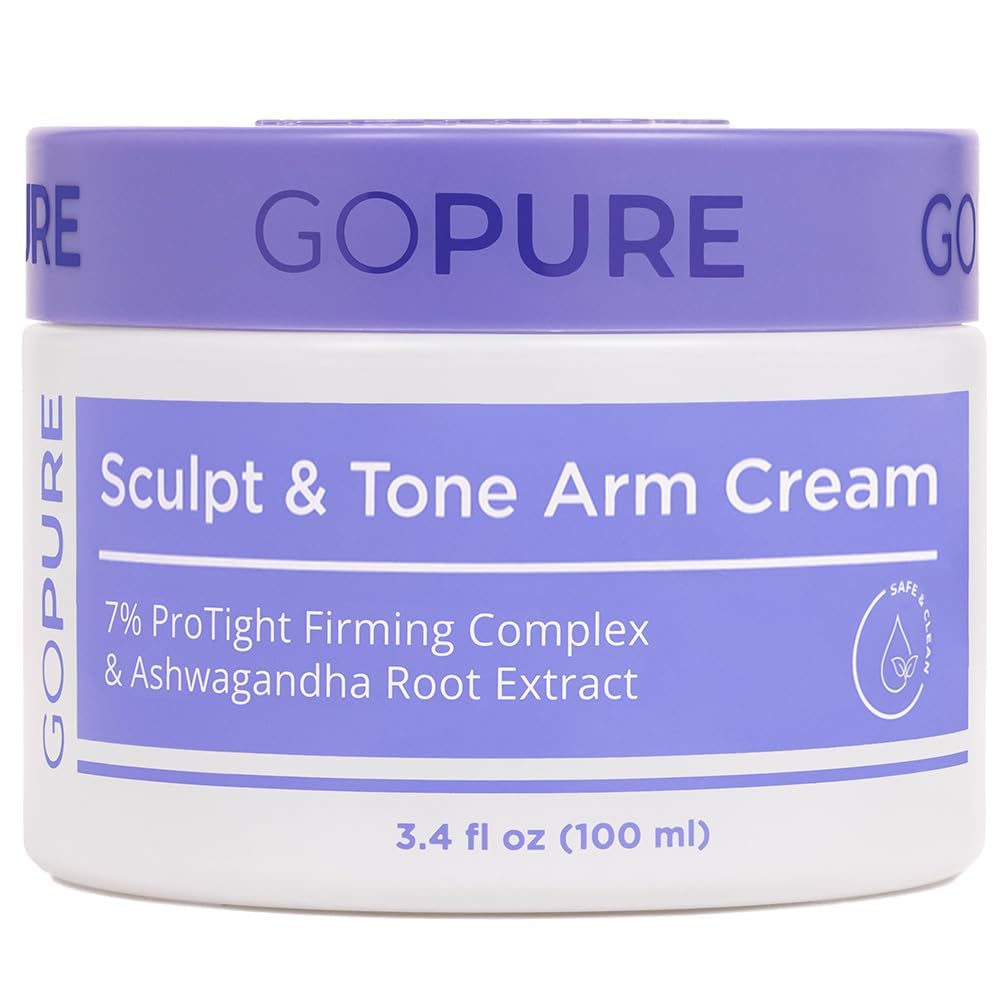 Photo 1 of goPure Sculpt & Tone Arm Cream – Firming And Tightening Cream For The Arms, Smooths The Look Of Wrinkles, Deeply Hydrates, Firms The Look Of Crepey Texture On The Arms