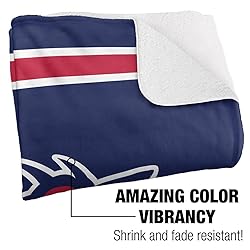 Shenandoah University Primary Logo Stripes Sherpa