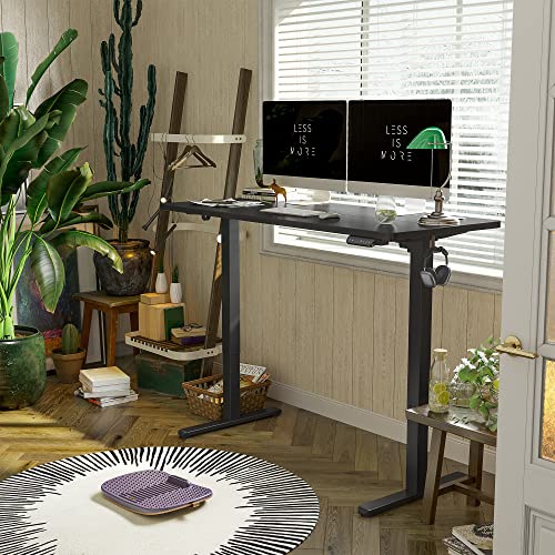 FEZIBO Electric Standing Desk, 55 x 24 Inches Height Adjustable Table
