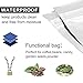 GooGou Resealable Zip Mylar Bag Food Storage Aluminum Foil Bags Smell Proof Pouches 6.3x9.4
