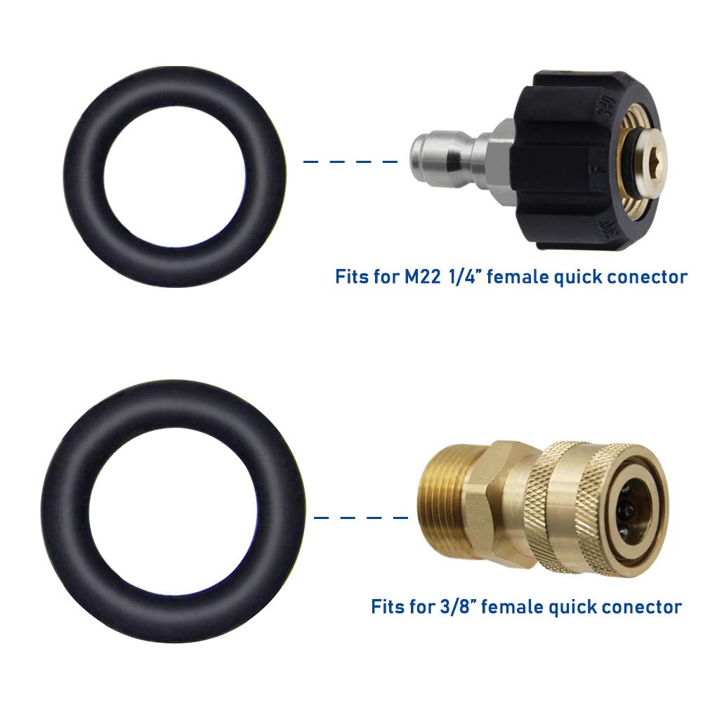 Pressure Washer Parts Accessories 3 8 Quick Connect Coupler 40 Pack Twinkle Star Pressure Washer O Rings For 1 4 Patio Lawn Garden