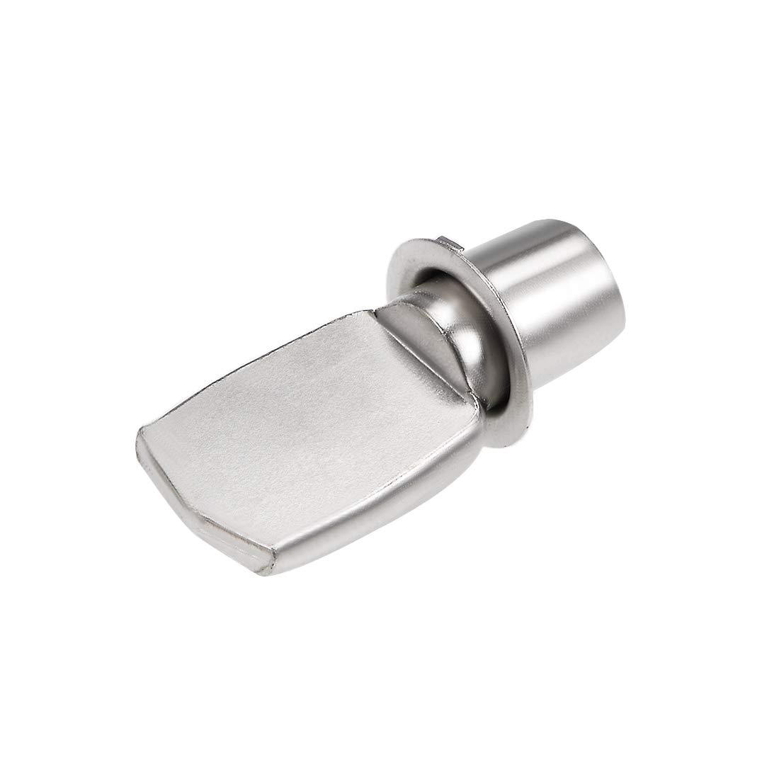 uxcell Shelf Bracket Pegs 7x24mm Nickel Plated Flat Spoon Shape Shelf Holder Support Pins with Mounting Nuts 20 Pcs