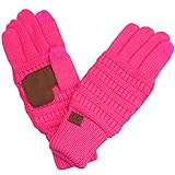 BYSUMMER C.C Smart Touch Tip Cold Weather Best Winter Gloves (New Candy)