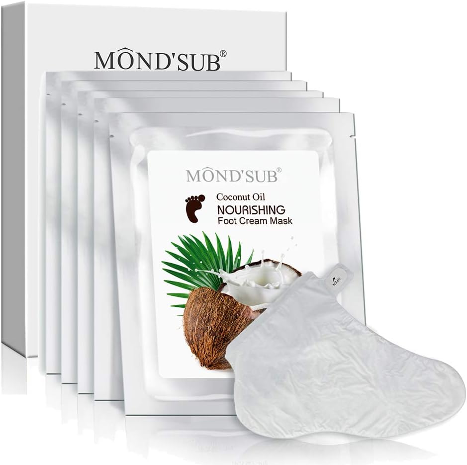 [MOND'SUB] Healthy Coconut Oil Moisturizing Foot Mask for Dry Skin