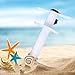 CXRCY Beach Umbrella Sand Anchor,Heavy Duty Metal Beach Umbrella Holder-Stands-Sand Grass Auger with Carry Bag,One Size Fits All for Strong Winds