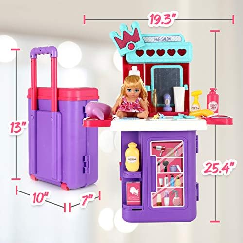 A hair styling set in a small trolley priced at $29.95.