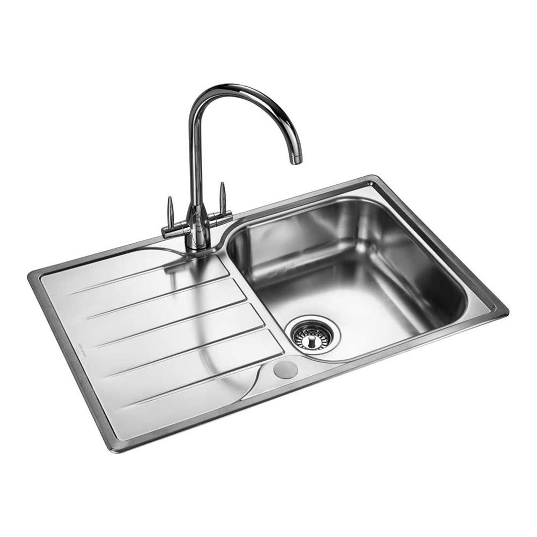 Rangemaster Michigan Rectangular Stainless Steel 1 Bowl Rectangular Rectangular Sink