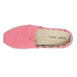 TOMS Womens Alpargata Slip On Flats Casual - Pink